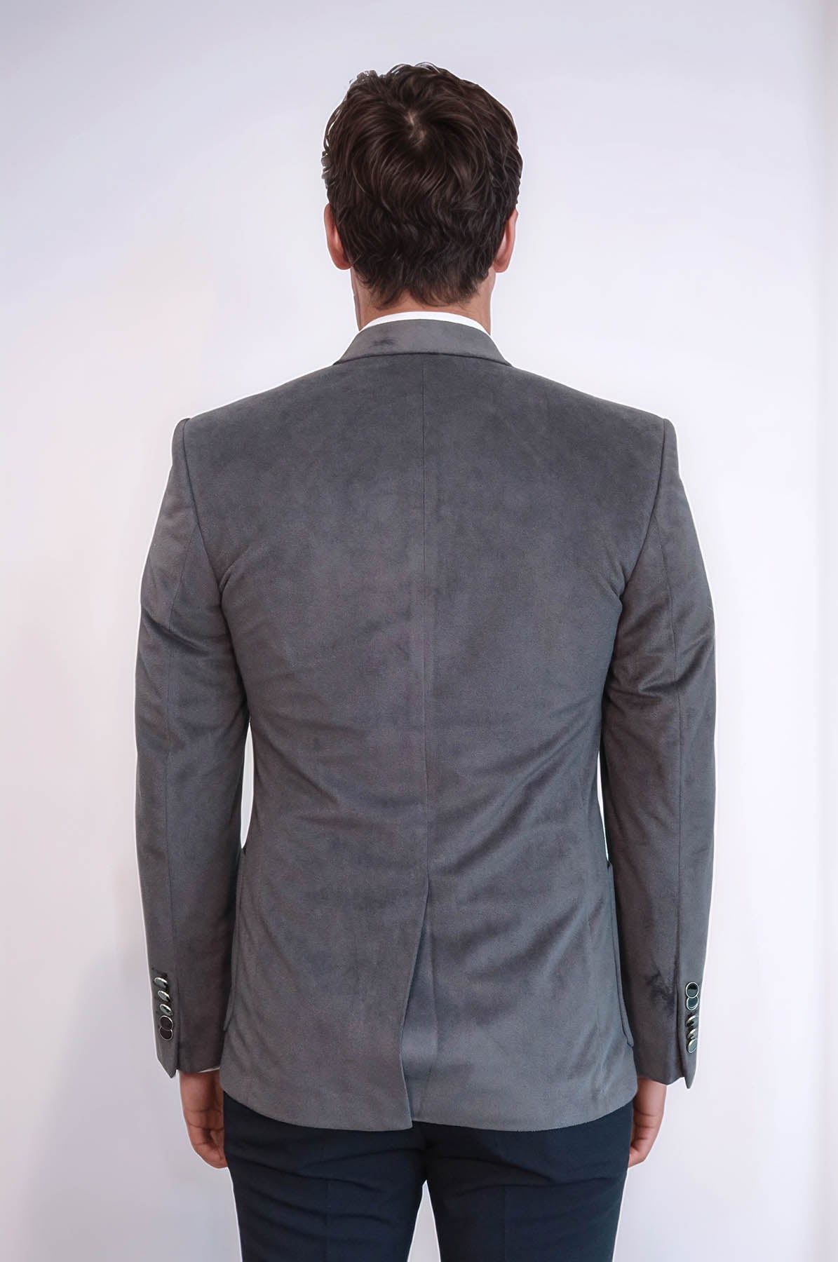 KOALA SYDNEY  Bag Pocket Rigging Velvet Grey Jacket-Wessi