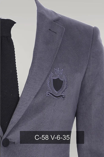 KOALA SYDNEY Pocket Flap Rigging Velvet Grey Jacket-Wessi