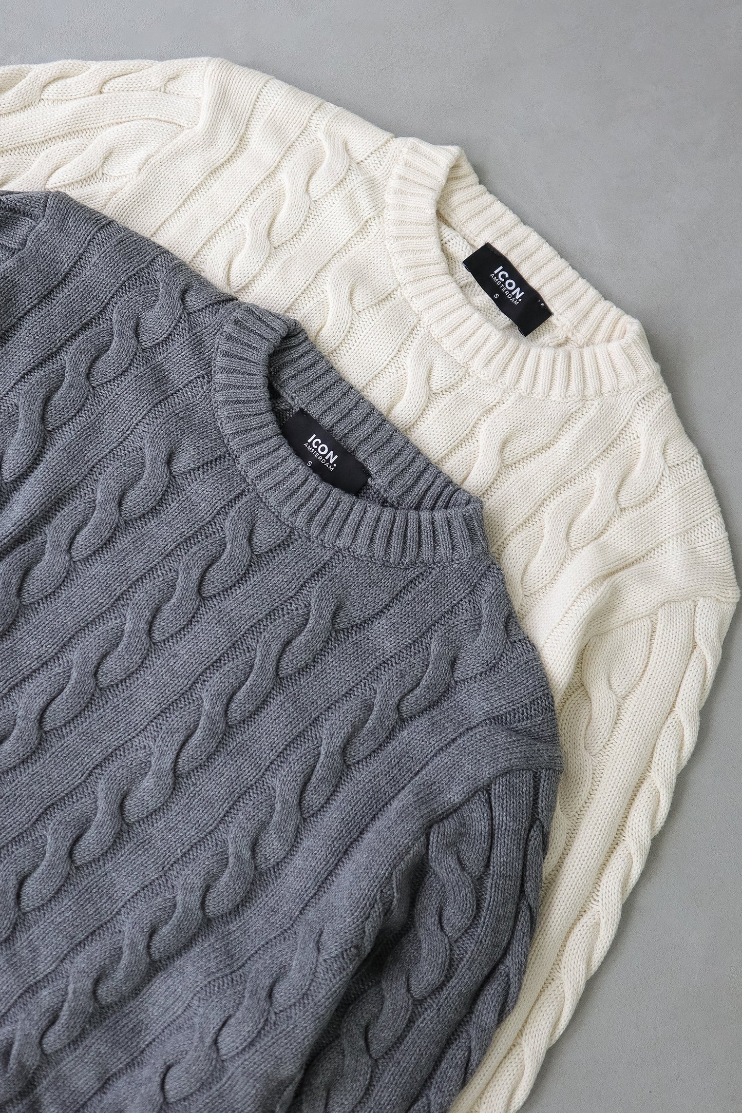 Cable Knit Crew Sweater