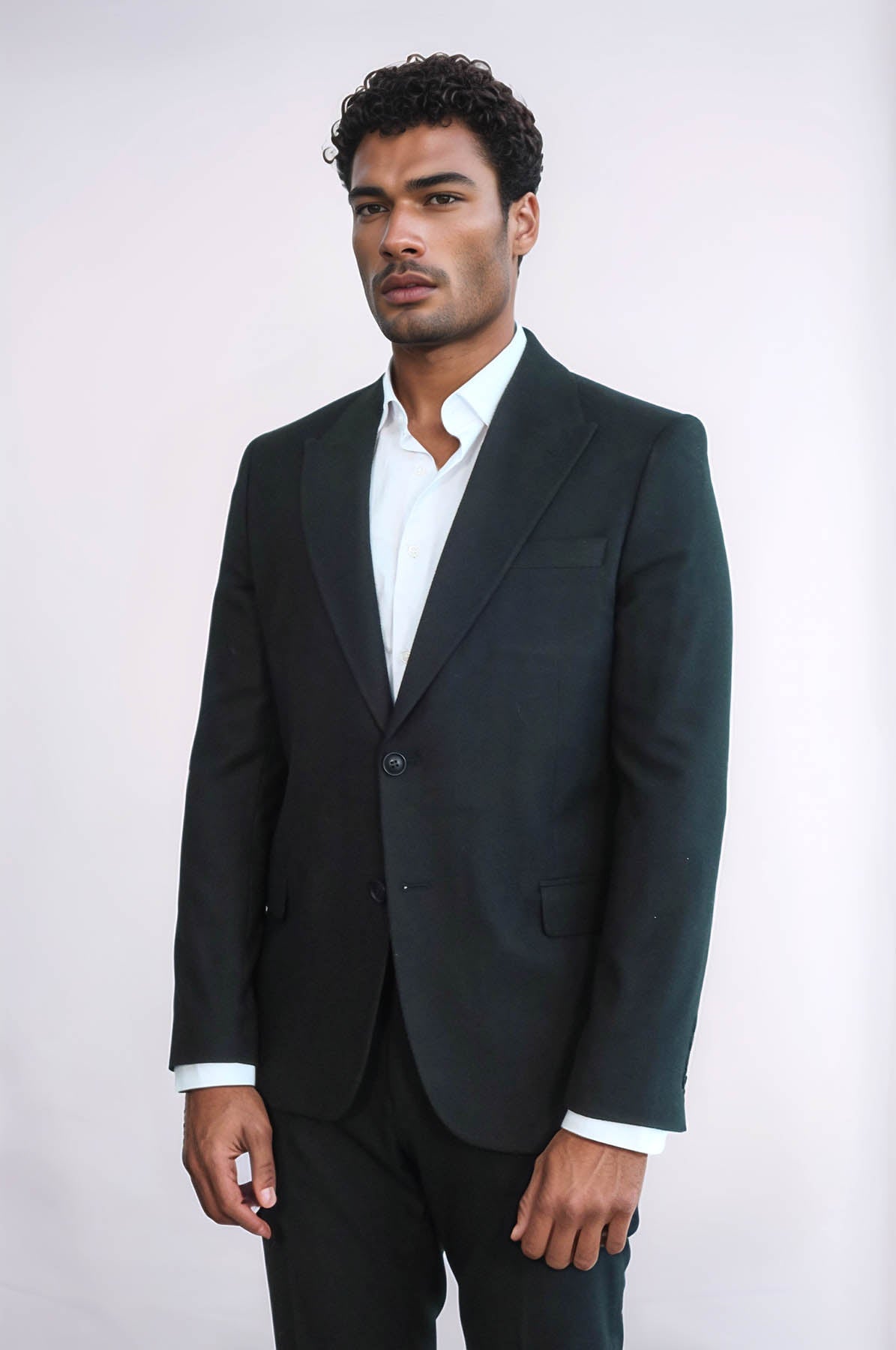 KOALA SYDNEY  Plain Slim Fit Sport Black Men Blazer -