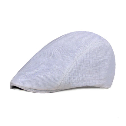 Men’s Cotton Linen Beret Hat