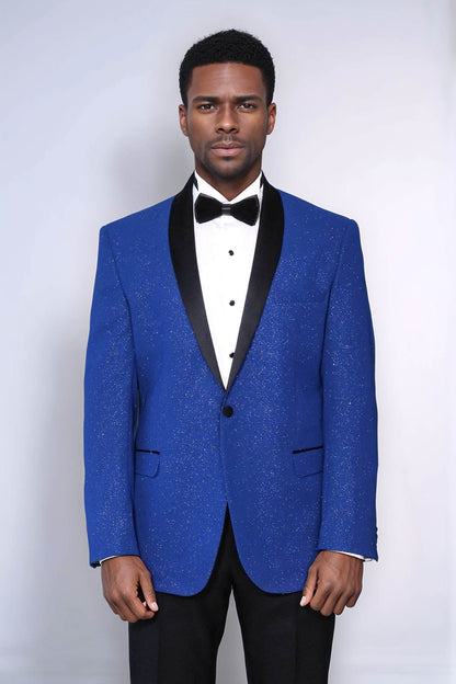 KOALA SYDNEY  Shawl Lapel Navy Blue Men Prom Blazer abd Trousers Combination Suit