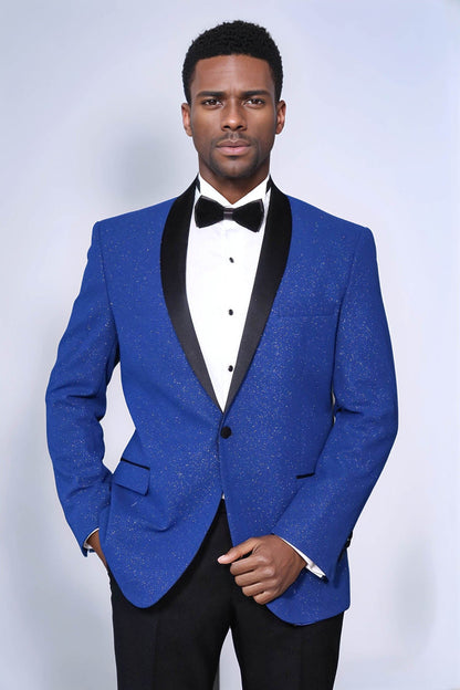 KOALA SYDNEY  Shawl Lapel Navy Blue Men Prom Blazer abd Trousers Combination Suit