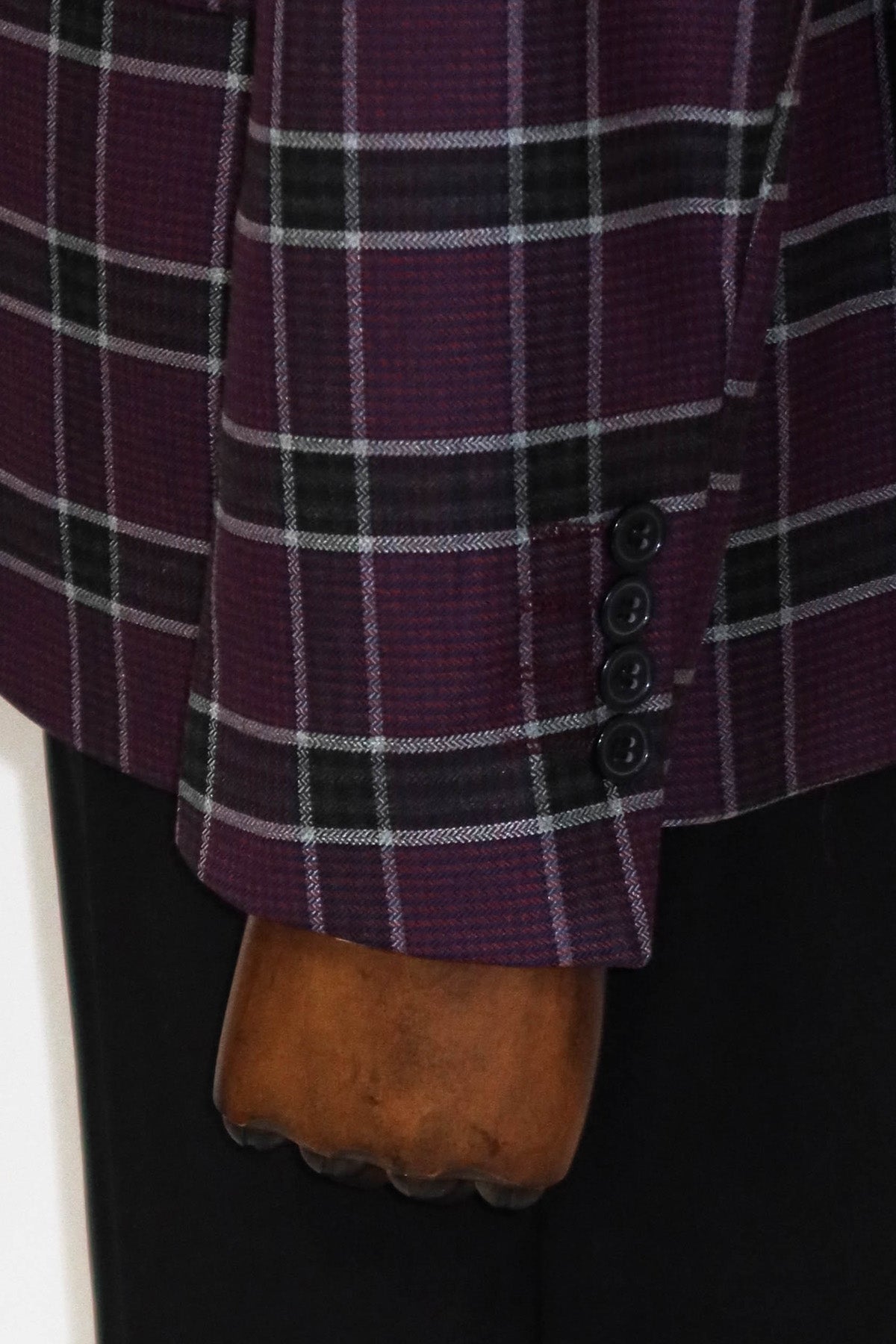 Slim Fit Peak Lapel Purple Men Blazer and Trousers Combination