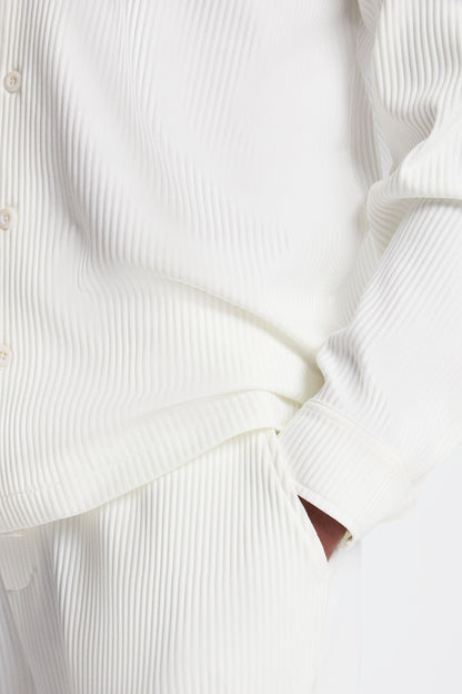 Pleated Long Sleeve Shirt