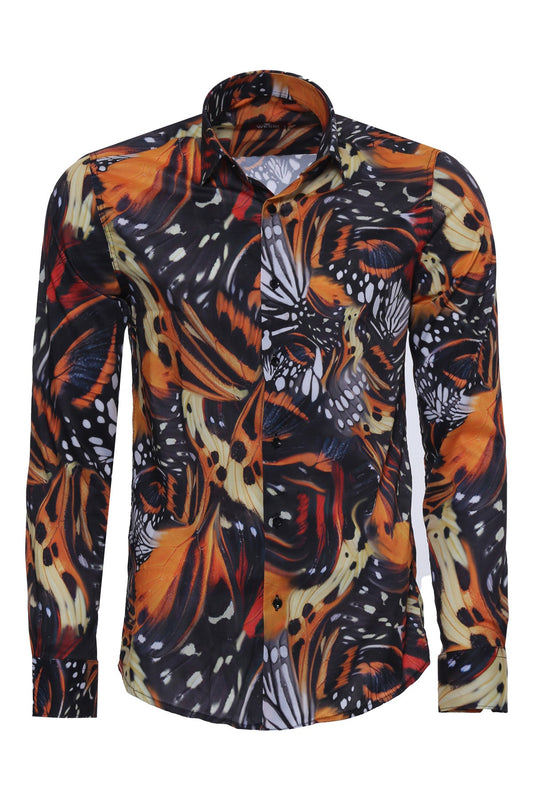KOALA SYDNEY  Animal Patterned Long Sleeves Multicolor Men's Shirt -