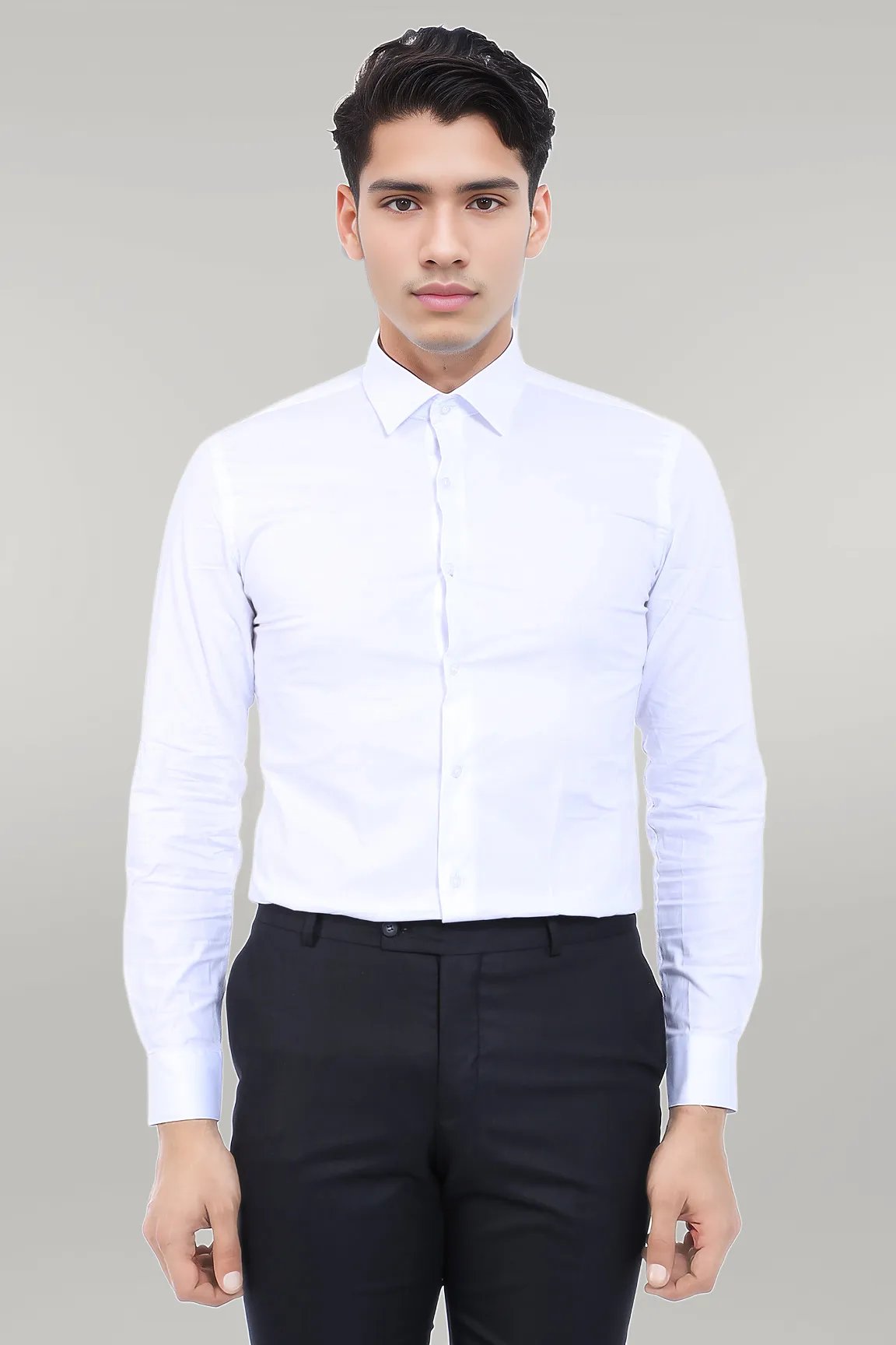 KOALA SYDNEY  Beige Striped Double-Breasted Blazer with Green Pants and Floral Tie - Business Look