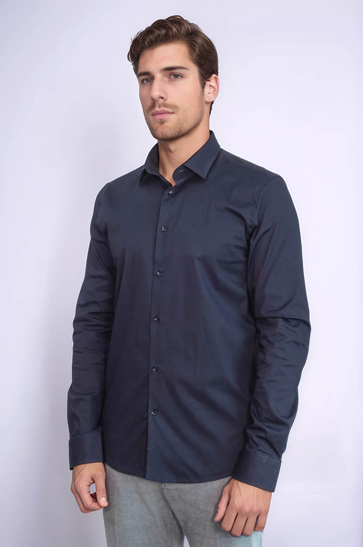 Navy Blue Men's Shirt |