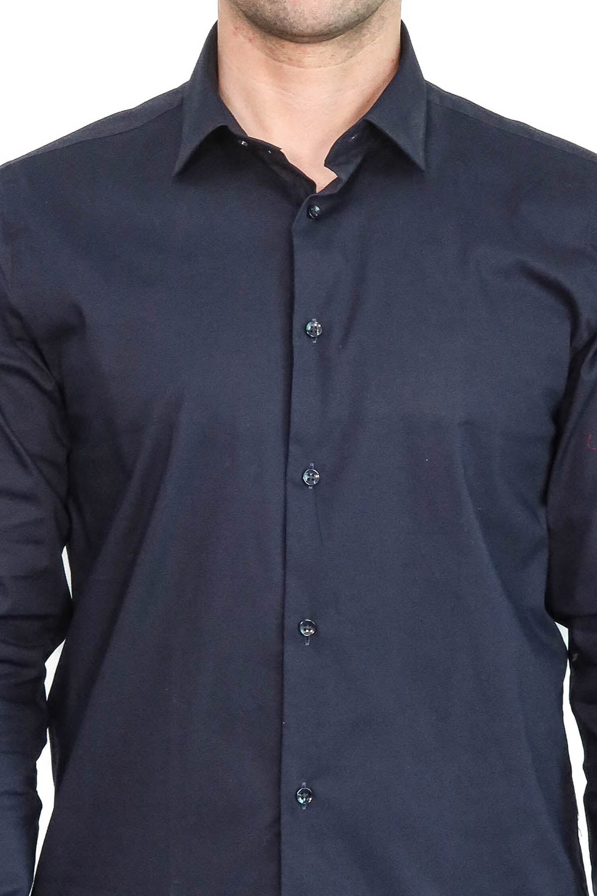 Navy Blue Men's Shirt |