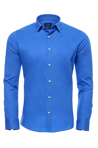 Blue Slim Fit Men's Shirt |