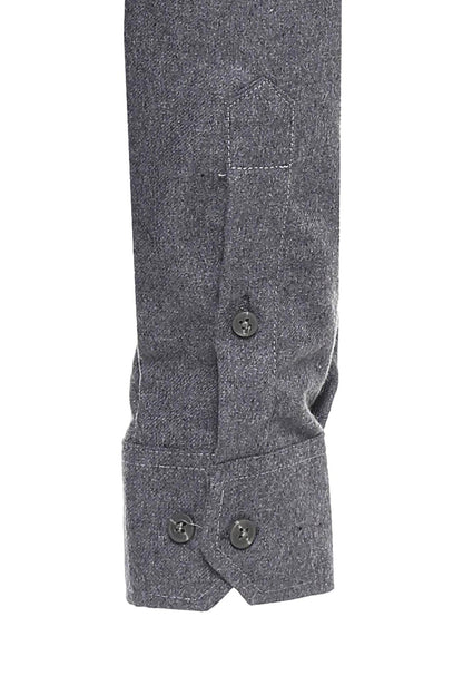 KOALA SYDNEY  Plain Slim Fit Grey Men Lumberjack Men Shirt -