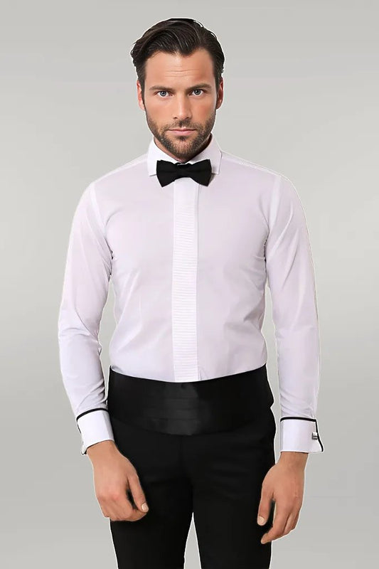 KOALA SYDNEY  White Tuxedo Shirt |