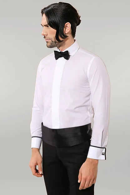 KOALA SYDNEY  White Tuxedo Shirt |