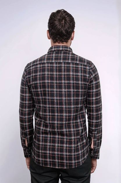 Plaid Black Men Lumberjack Shirt