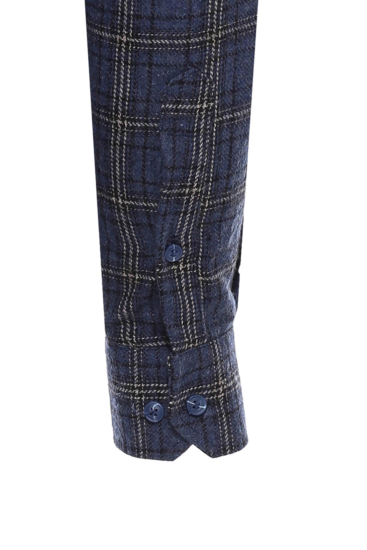 KOALA SYDNEY  Plaid Navy Blue Men Lumberjack Shirt -