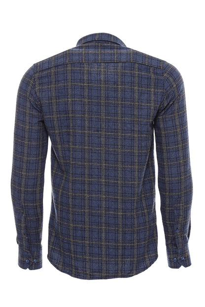 KOALA SYDNEY  Plaid Navy Blue Men Lumberjack Shirt -