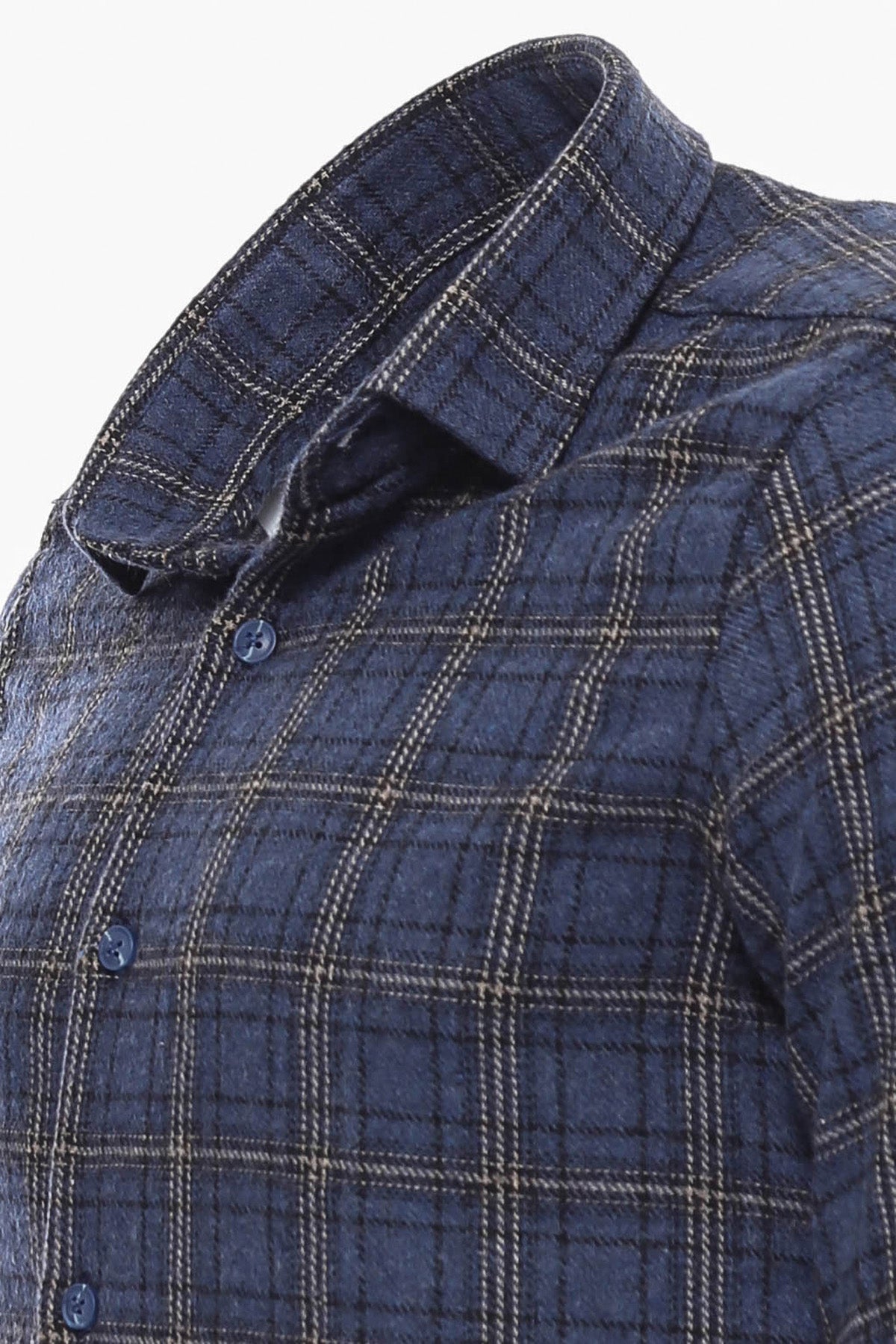 KOALA SYDNEY  Plaid Navy Blue Men Lumberjack Shirt -