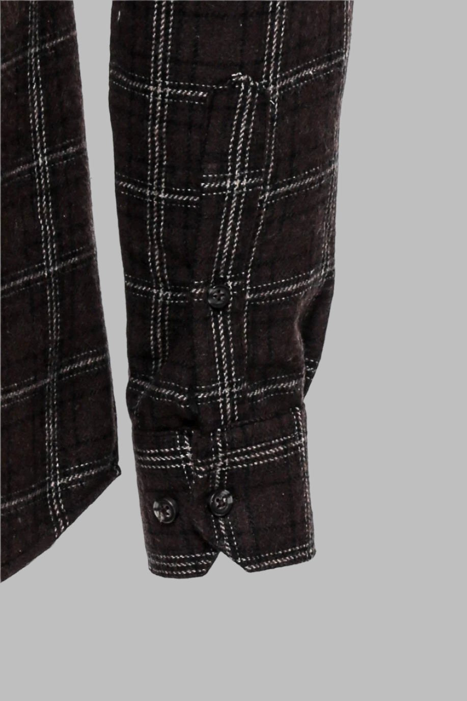 Checked Brown Men Lumberjack Shirt -