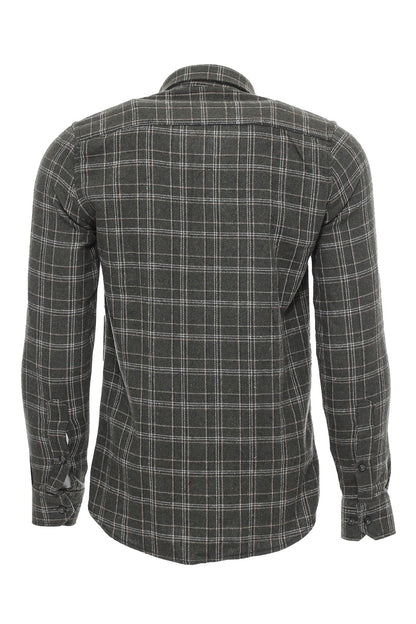 Plaid Green Men Lumberjack Shirt -