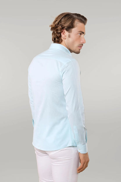 Oxford Patterned Green Shirt