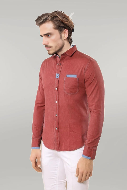 Light Burgundy Shirt