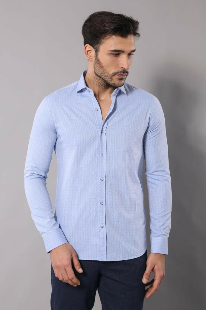 KOALA SYDNEY  Light Blue Cotton Shirt for Men |