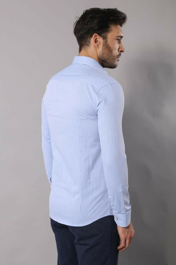 KOALA SYDNEY  Light Blue Cotton Shirt for Men |