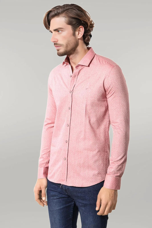 KOALA SYDNEY  Pink Cotton Shirt for Men |