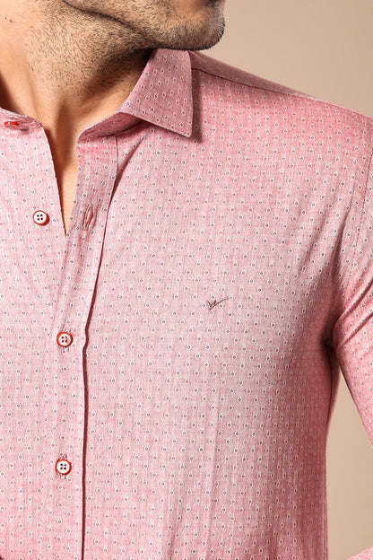 KOALA SYDNEY  Pink Cotton Shirt for Men |