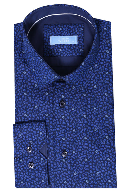 KOALA SYDNEY  Patterned Blue Long Sleeve Shirt |