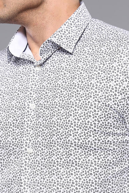 Slim Fit Patterned Shirt
