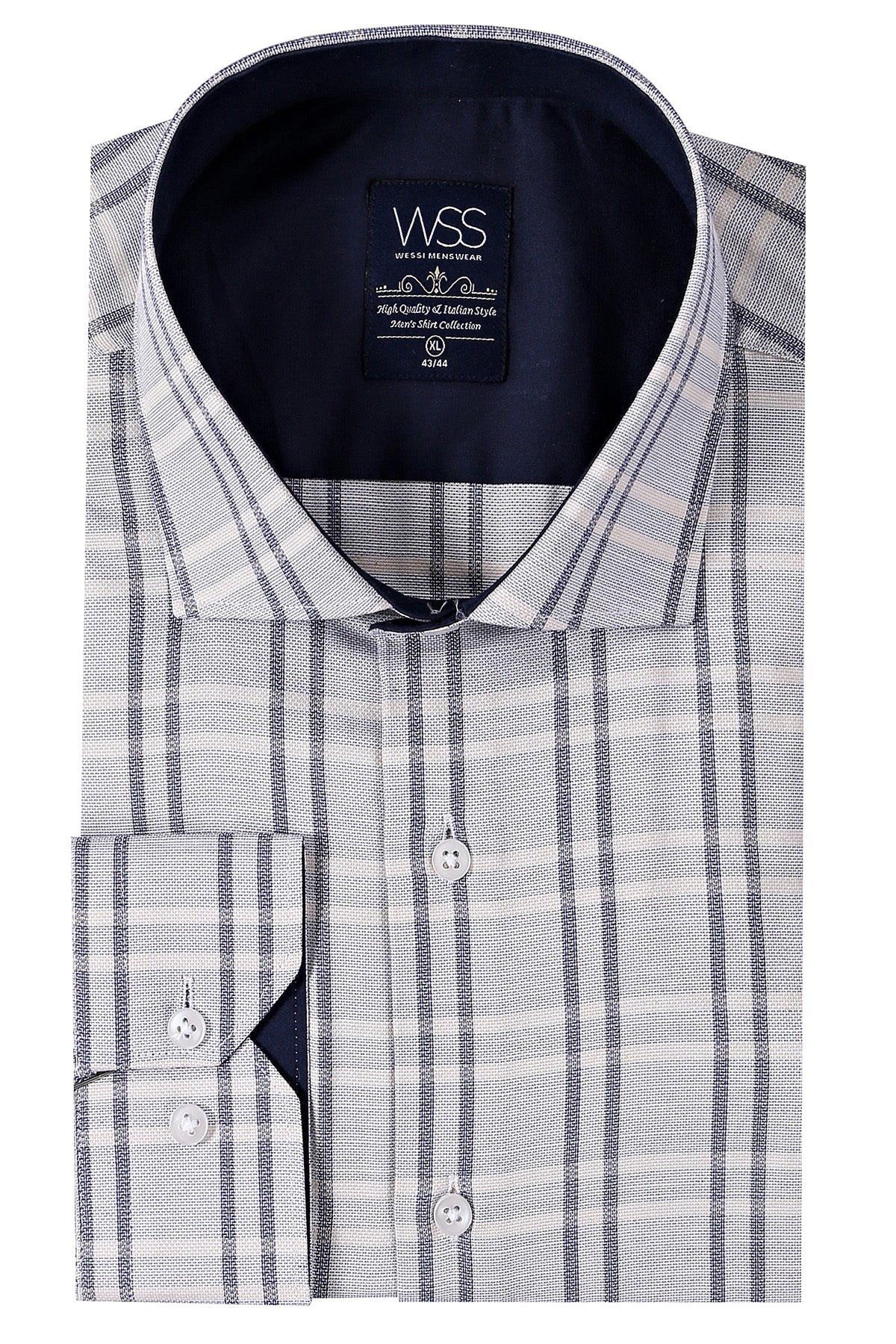 KOALA SYDNEY  Casual Plaid White Shirt | -