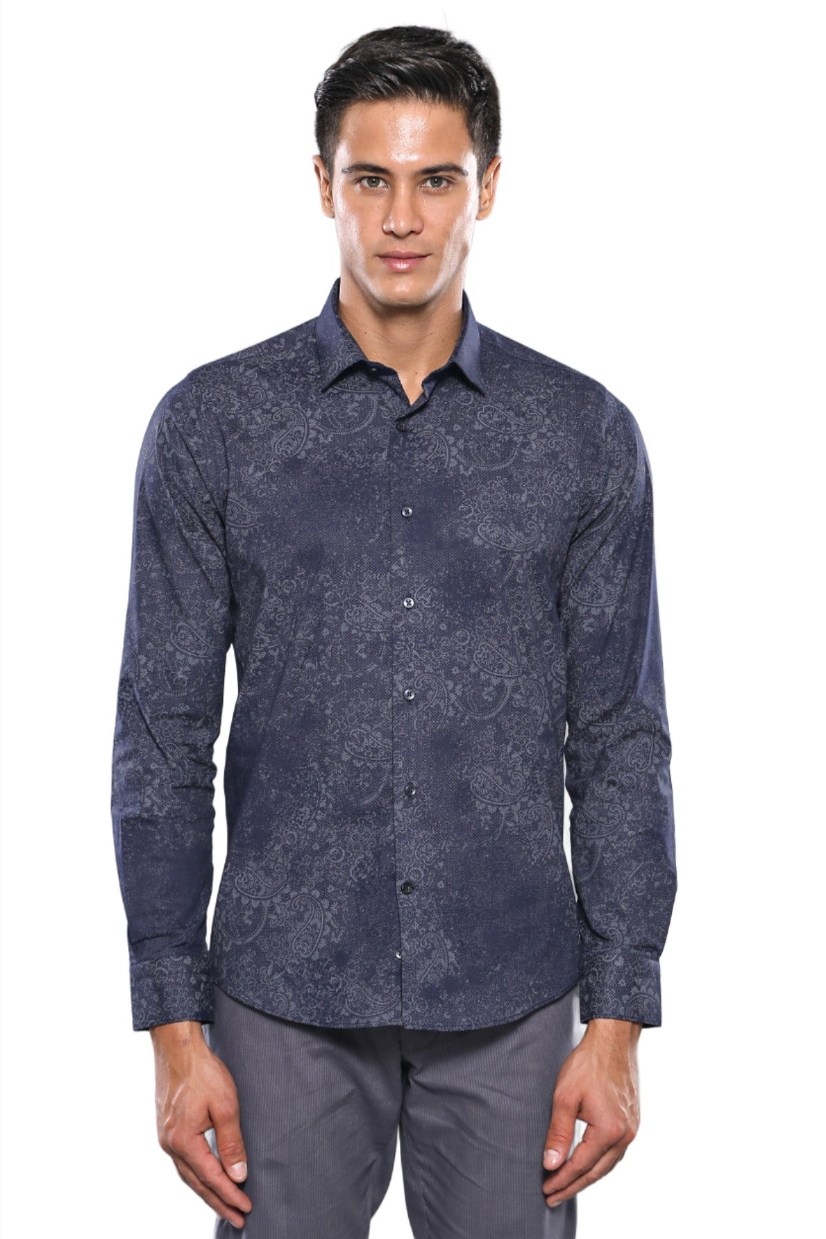 KOALA SYDNEY  Patterned Navy Blue Shirt | -