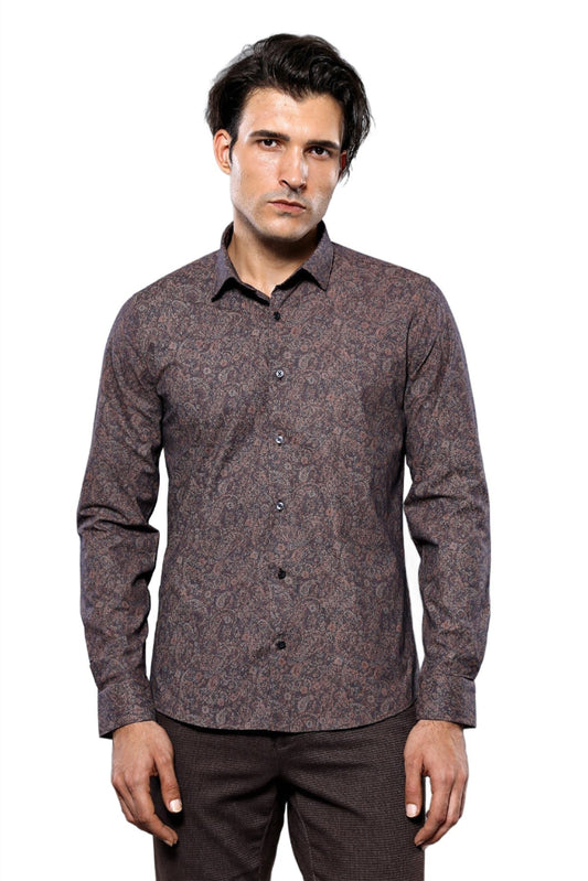 KOALA SYDNEY Brown Patterned Shirt