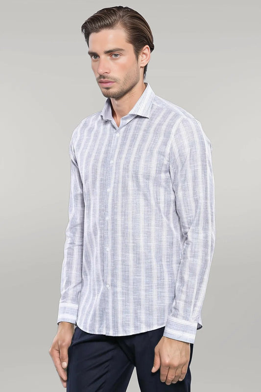 KOALA SYDNEY  Striped Blue Men's Shirt |