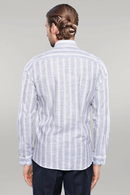 KOALA SYDNEY  Striped Blue Men's Shirt |
