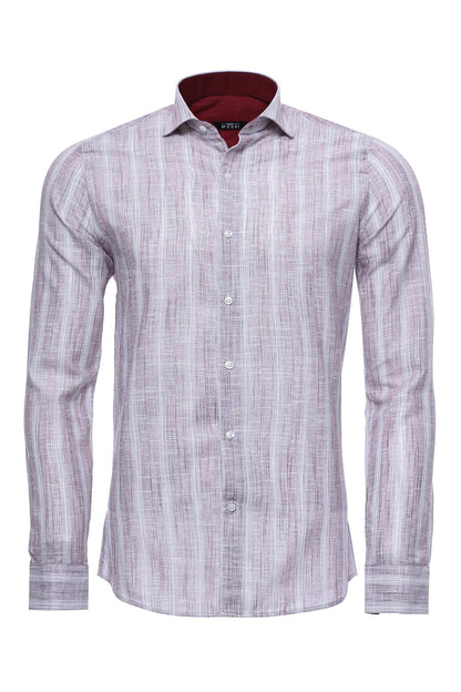 Light Red Checked Shirt -