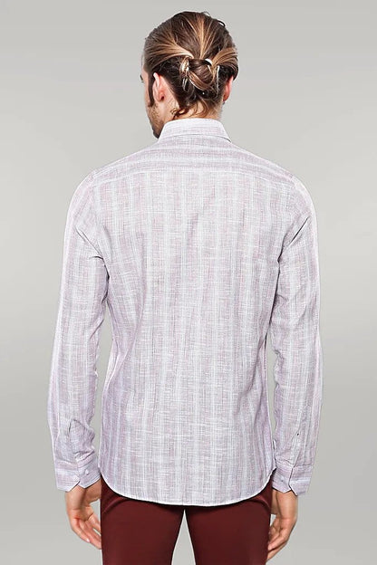 Light Red Checked Shirt -