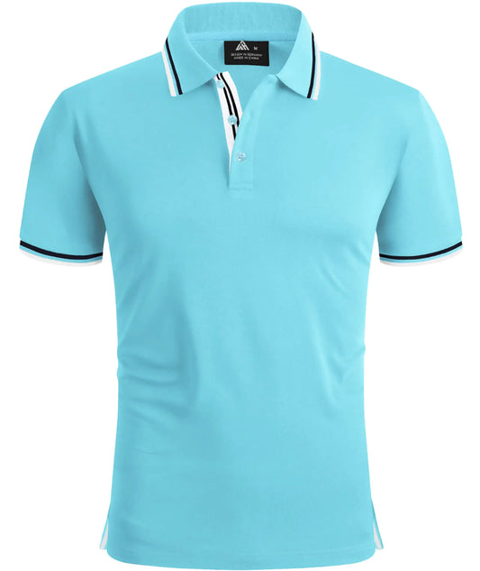 Sky Blue Polo Shirt for Men