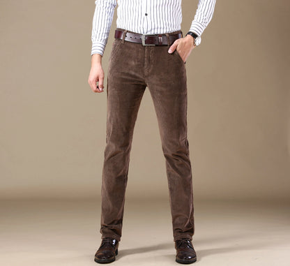 Autumn-Winter Men’s Straight Corduroy Jeans