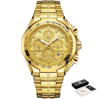Men's Luxury Sports Watch Waterproof Chronograph