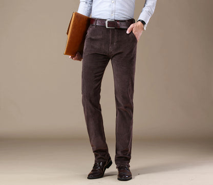 Autumn-Winter Men’s Straight Corduroy Jeans