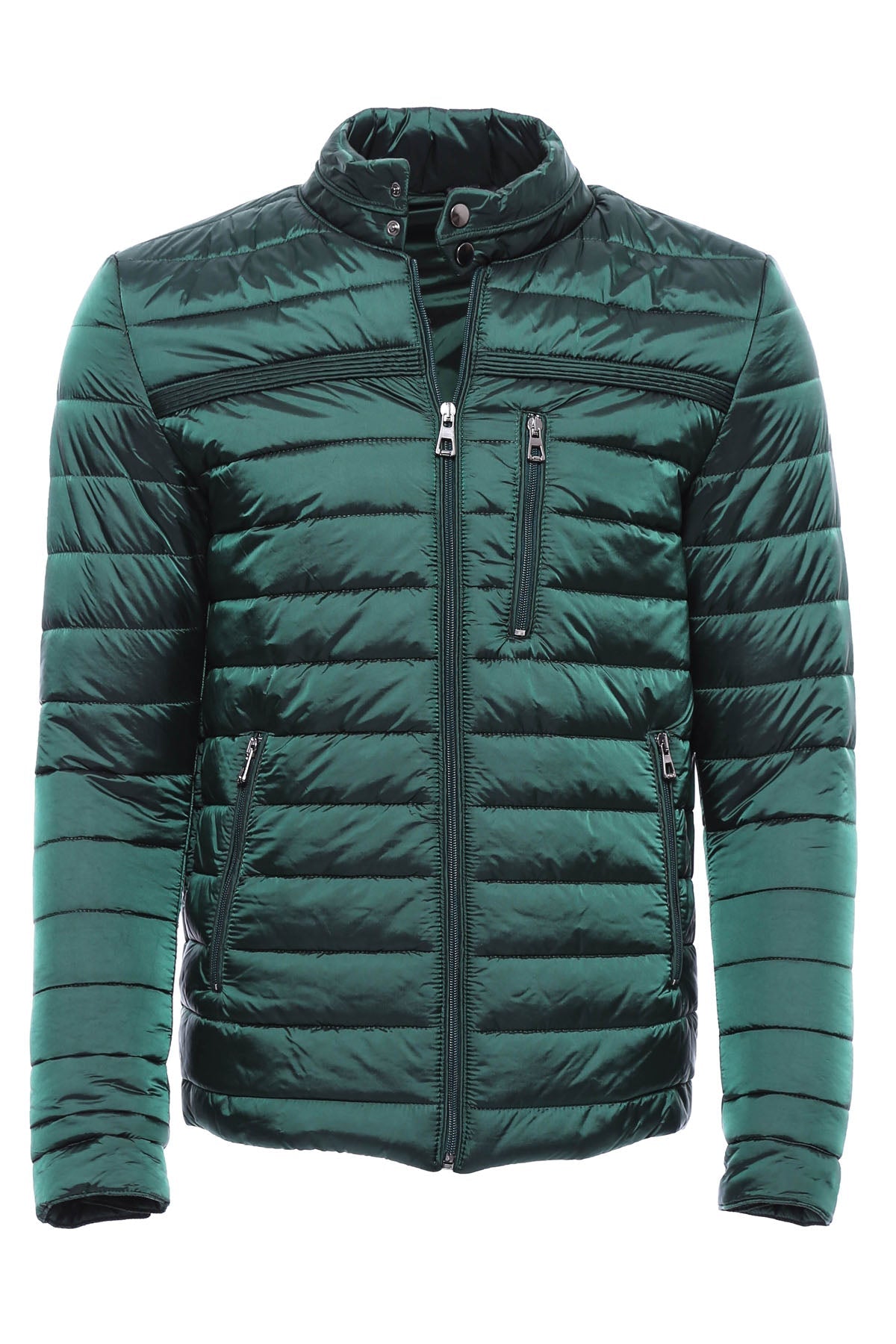 Green Down Men Coat