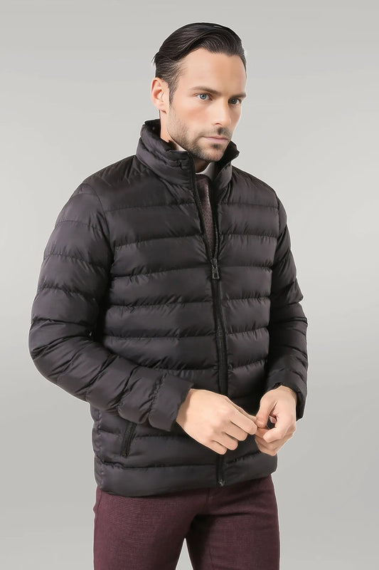 Black Short Men Down Jacket