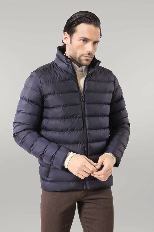 Navy Short Men Down Jacket