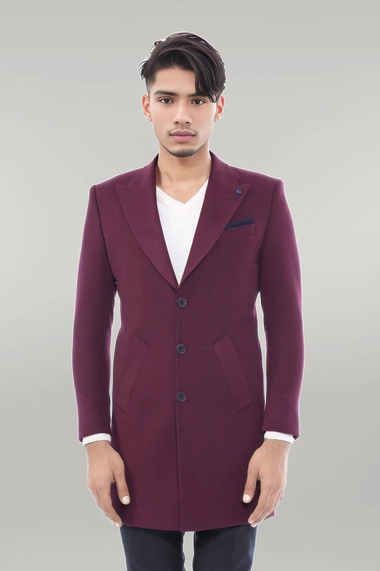 Burgundy Long Coat