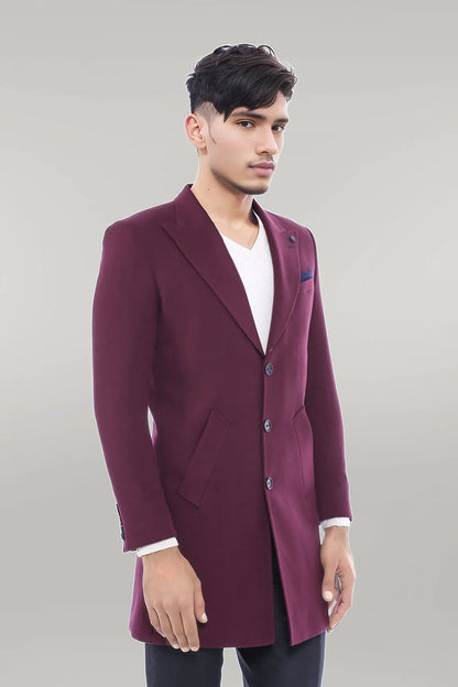 Burgundy Long Coat
