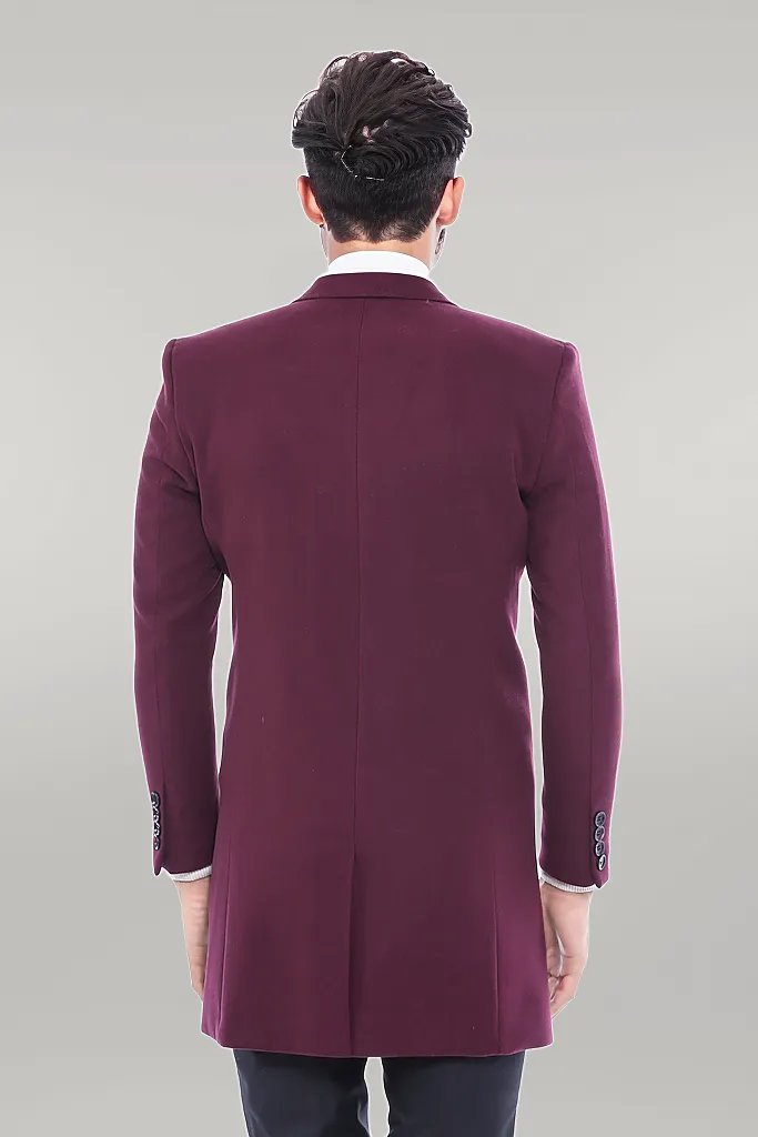 Burgundy Long Coat