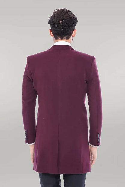 Burgundy Long Coat