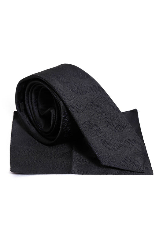 KOALA SYDNEY Circle Patterned Men Black Tie